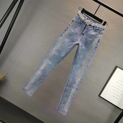 Diamond Enhanced Vintage Jeans