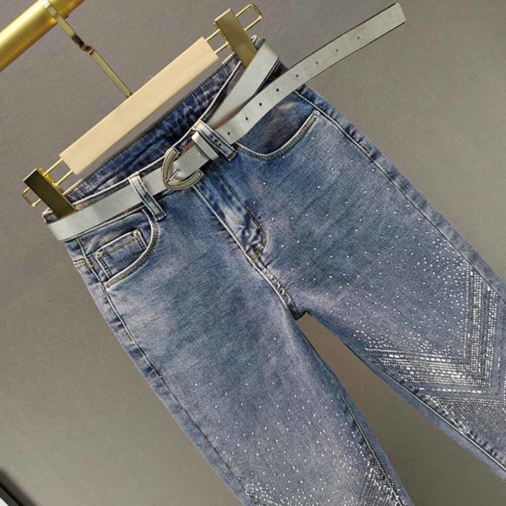 Hot Rhinestone Skinny Jeans