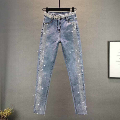Diamond Enhanced Vintage Jeans