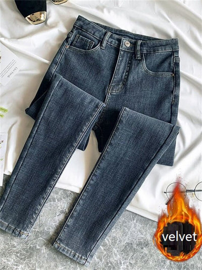 Denim High Waist Skinny Jeans